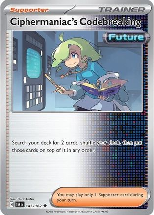 Décryptage de Ciphermaniac (145/162) [Scarlet &amp; Violet : Forces temporelles]