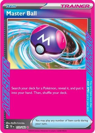 Master Ball 153  - Holofoil - ACE SPEC Rare