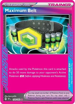 Maximum Belt 154  - Holofoil - ACE SPEC Rare