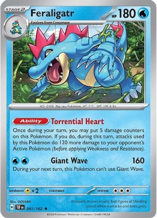 Feraligatr 041  - Holofoil - Rare