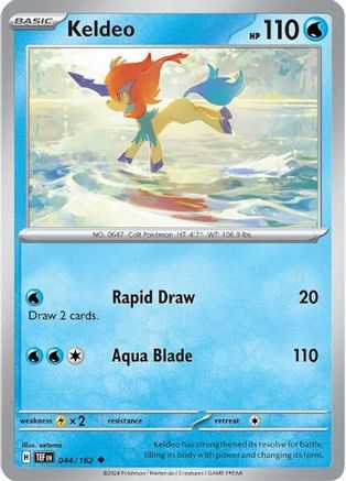 Keldeo (044/162) [Écarlate et Violet : Forces Temporelles] 