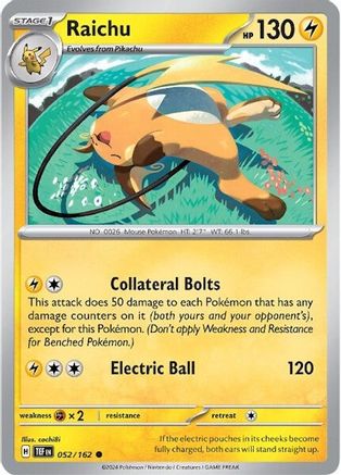 Raichu 052  - Common