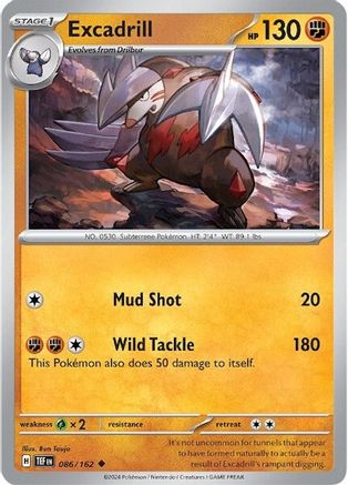 Excadrill 086/162  - Uncommon