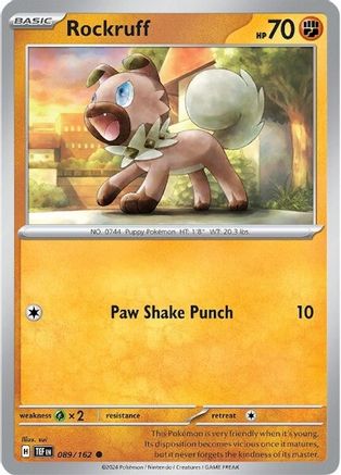 Rockruff 089  - Common