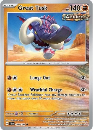 Grande Défense (096/162) [Écarlate et Violet : Forces Temporelles] 