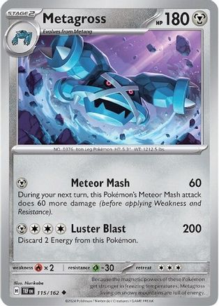 Metagross 115/162  - Uncommon