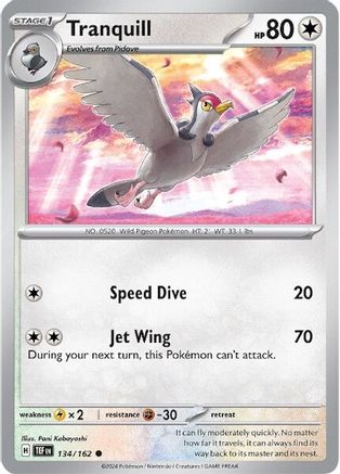Tranquill (134/162) [Écarlate et Violet : Forces Temporelles] 