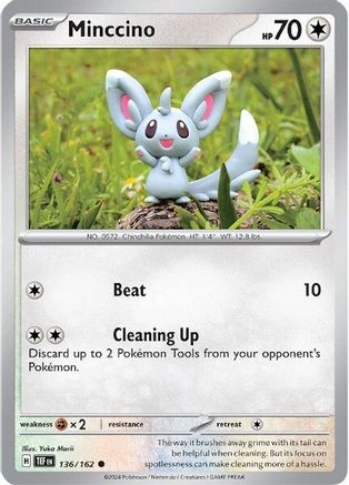 Minccino (136/162) [Écarlate et Violet : Forces Temporelles] 