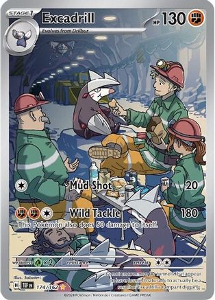 Excadrill 174/162  - Holofoil - Illustration Rare
