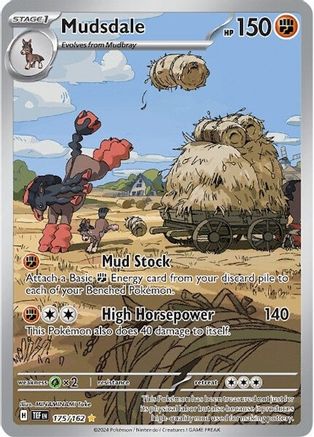 Mudsdale 175/162  - Holofoil - Illustration Rare