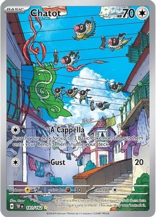 Chatot 181/162  - Holofoil - Illustration Rare