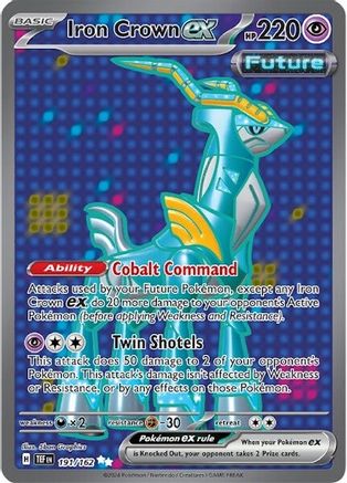 Iron Crown ex 191/162  - Holofoil - Ultra Rare