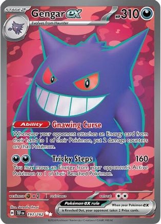Gengar ex 193/162  - Holofoil - Ultra Rare