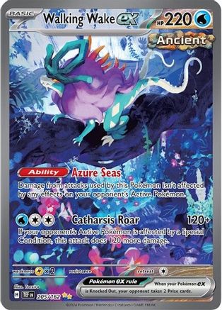 Walking Wake ex 205/162  - Holofoil - Special Illustration Rare
