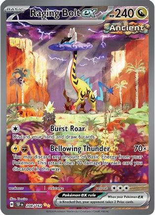 Raging Bolt ex 208/162  - Holofoil - Special Illustration Rare