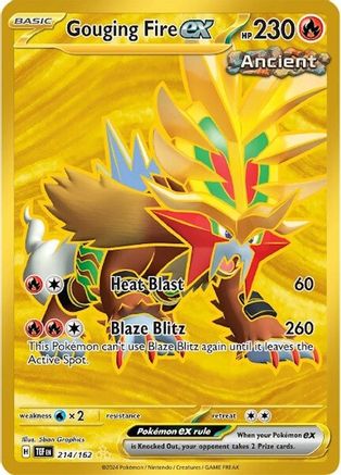 Gouging Fire ex 214/162  - Holofoil - Hyper Rare