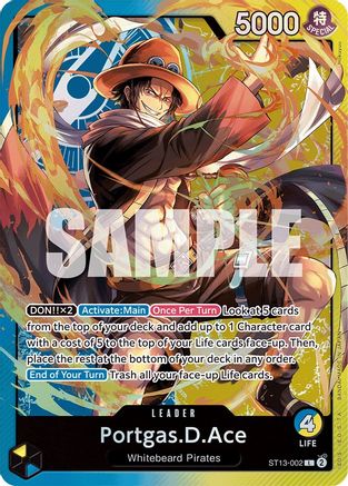 Portgas.D.Ace [Ultra Deck : Les Trois Frères] 