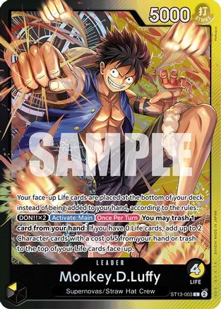 Monkey.D.Luffy [Ultra Deck : Les Trois Frères] 