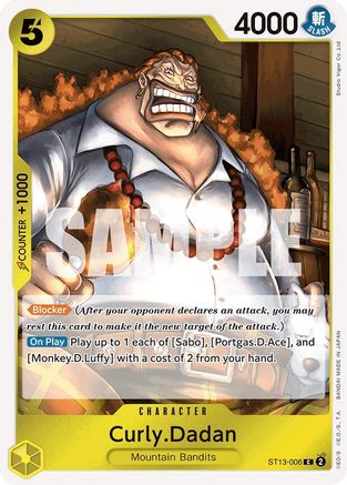 Curly.Dadan [Ultra Deck : Les Trois Frères] 