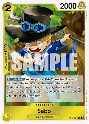 Sabo [Ultra Deck : Les Trois Frères] 
