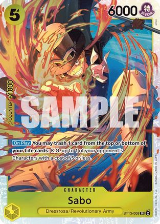 Sabo [Ultra Deck : Les Trois Frères] 