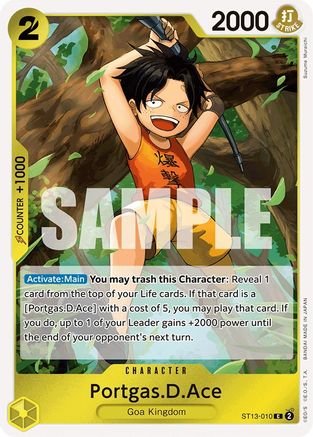 Portgas.D.Ace [Ultra Deck : Les Trois Frères] 