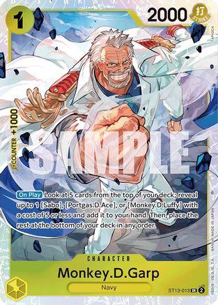 Monkey.D.Garp [Ultra Deck : Les Trois Frères] 