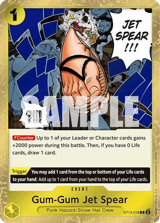Gum-Gum Jet Spear (ST13-018) - Common