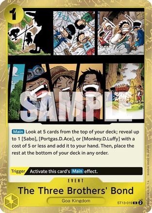 Le lien des trois frères [Ultra Deck : Les trois frères] 