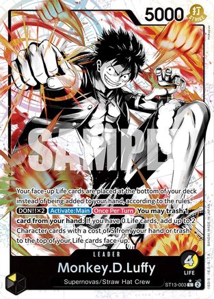 Monkey.D.Luffy (Parallèle) [Ultra Deck : Les Trois Frères] 
