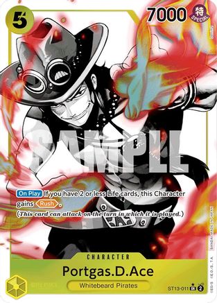 Portgas.D.Ace (Parallèle) [Ultra Deck : Les Trois Frères] 