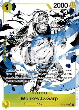 Monkey.D.Garp (Parallèle) [Ultra Deck : Les Trois Frères] 