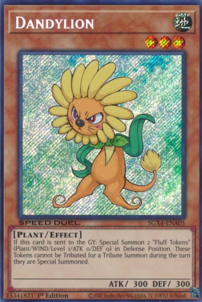 Dandylion (Secret Rare) (SGX4-ENA05) - Secret Rare