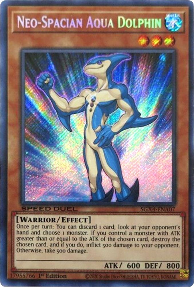 Neo-Spacian Aqua Dolphin (Secret Rare) (SGX4-ENA07) - Secret Rare