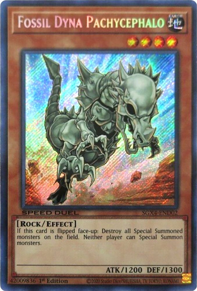 Fossil Dyna Pachycephalo (Secret Rare) (SGX4-END02) - Secret Rare