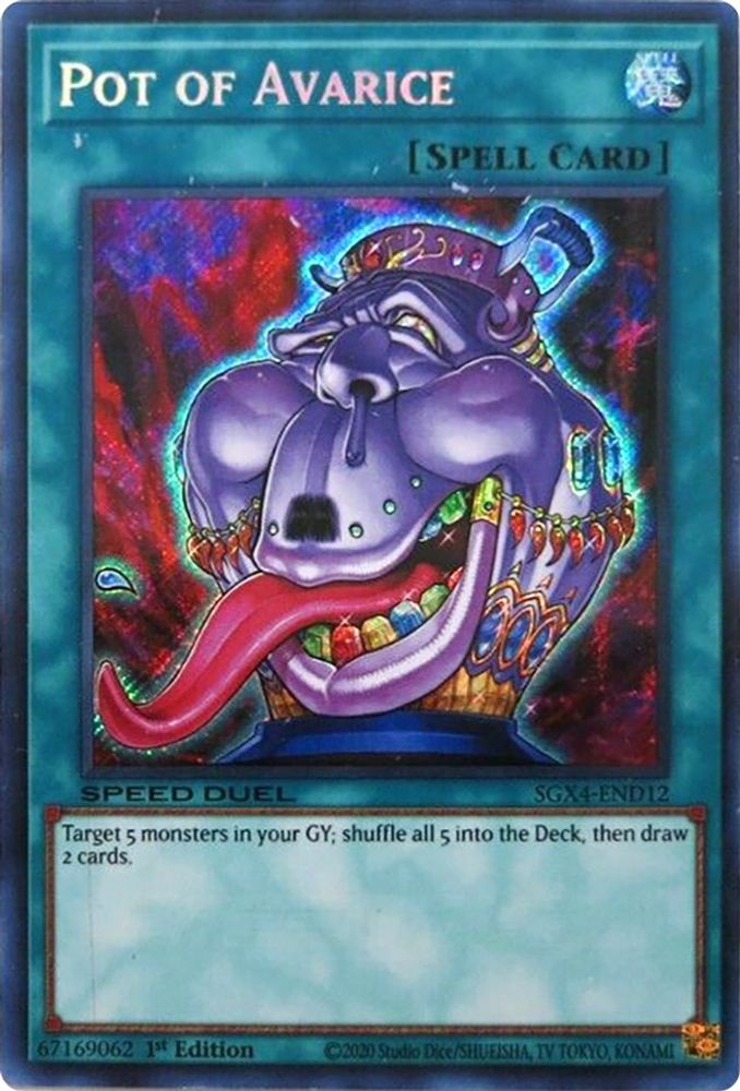 Pot of Avarice (Secret Rare) (SGX4-END12) - Secret Rare