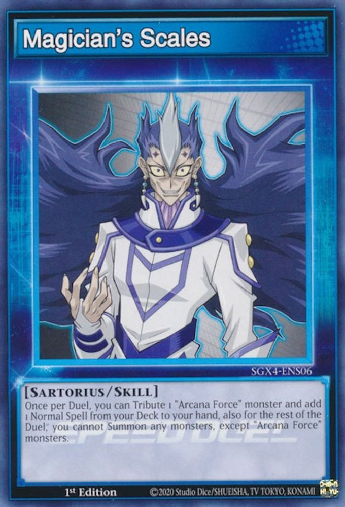 Magician's Scales (Skill Card) (SGX4-ENS06) - Common