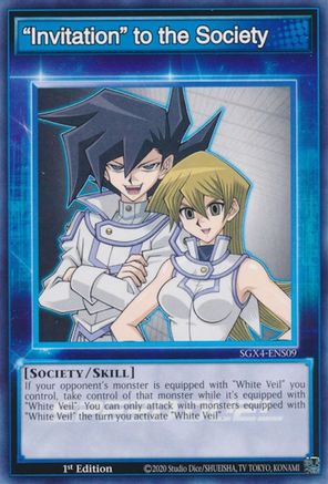 "Invitation" to the Society (SGX4-ENS09) - Speed Duel GX: Midterm Destruction 1st Edition