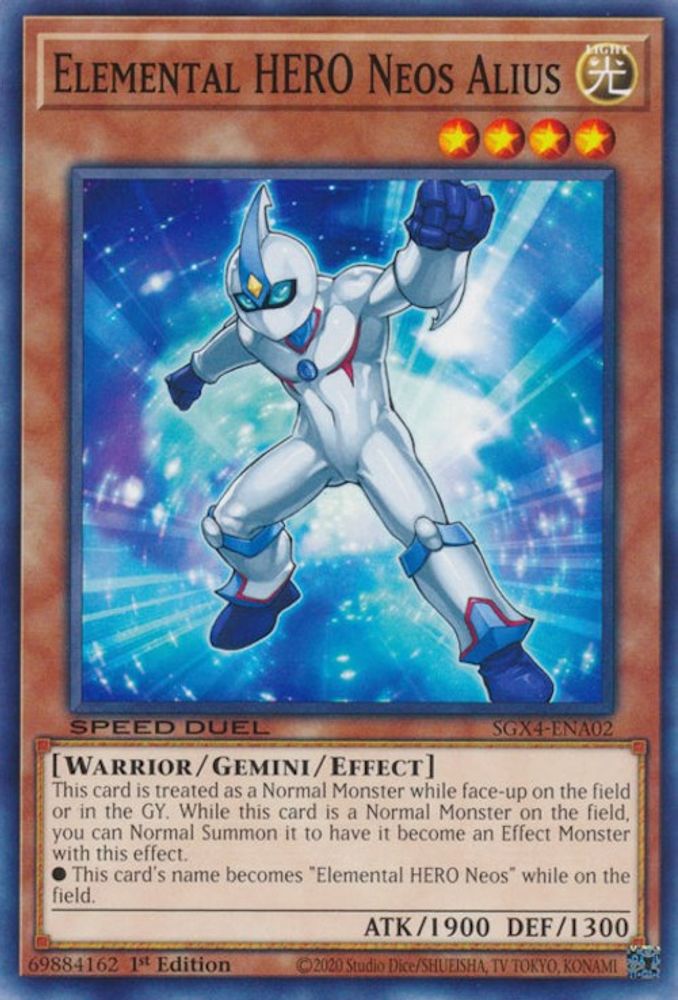 Elemental HERO Neos Alius (SGX4-ENA02) - Common