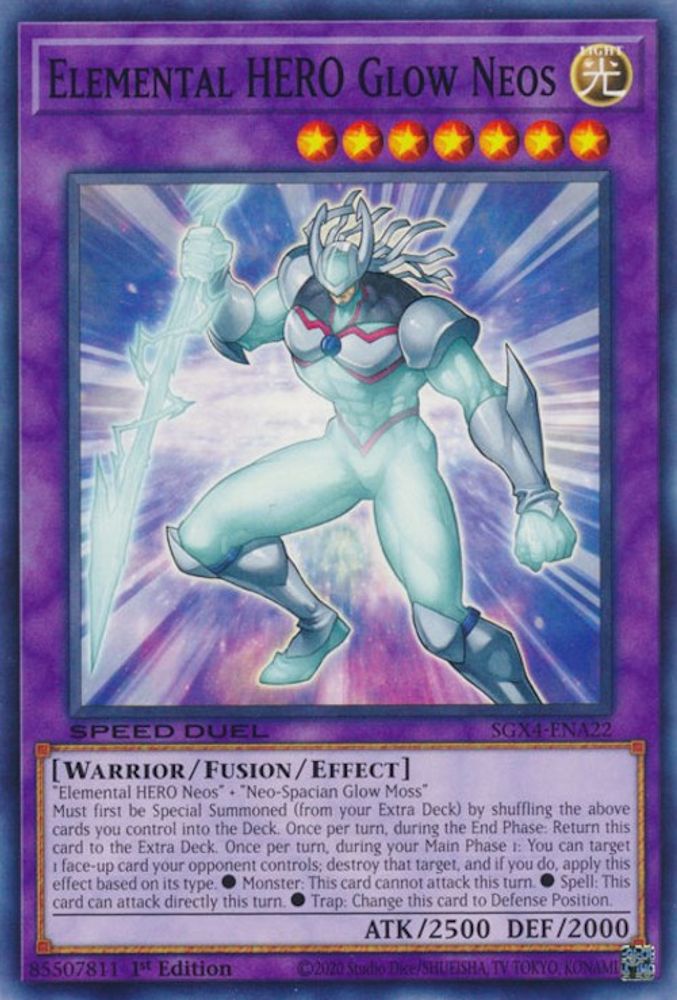 Elemental HERO Glow Neos [SGX4-ENA22] Commun 