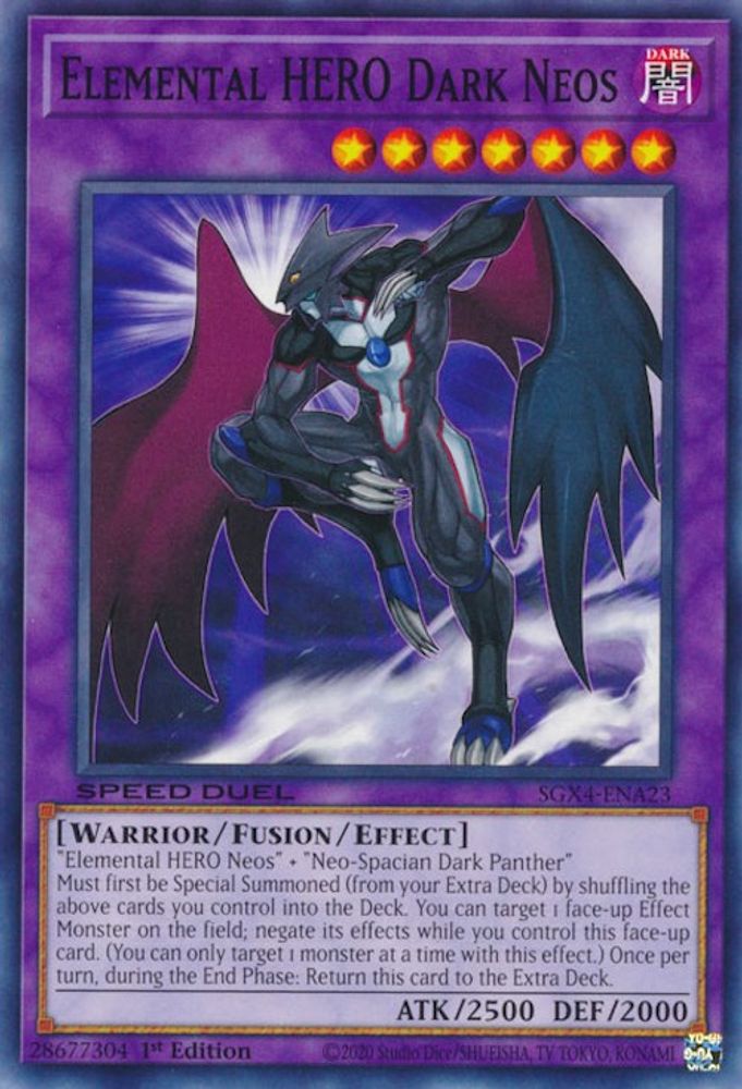 HÉROS Élémentaire Dark Neos [SGX4-ENA23] Commun 