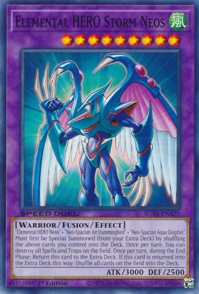 Elemental HERO Storm Neos (SGX4-ENA25) - Common