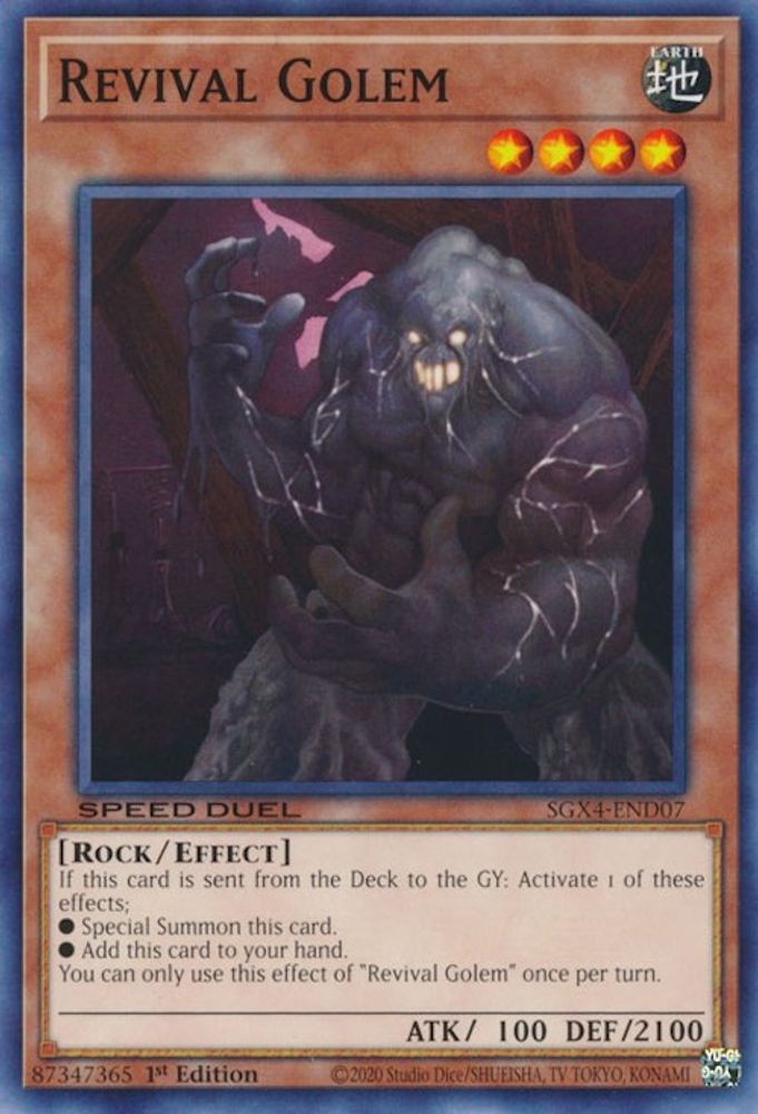 Golem de résurrection [SGX4-END07] Commun 