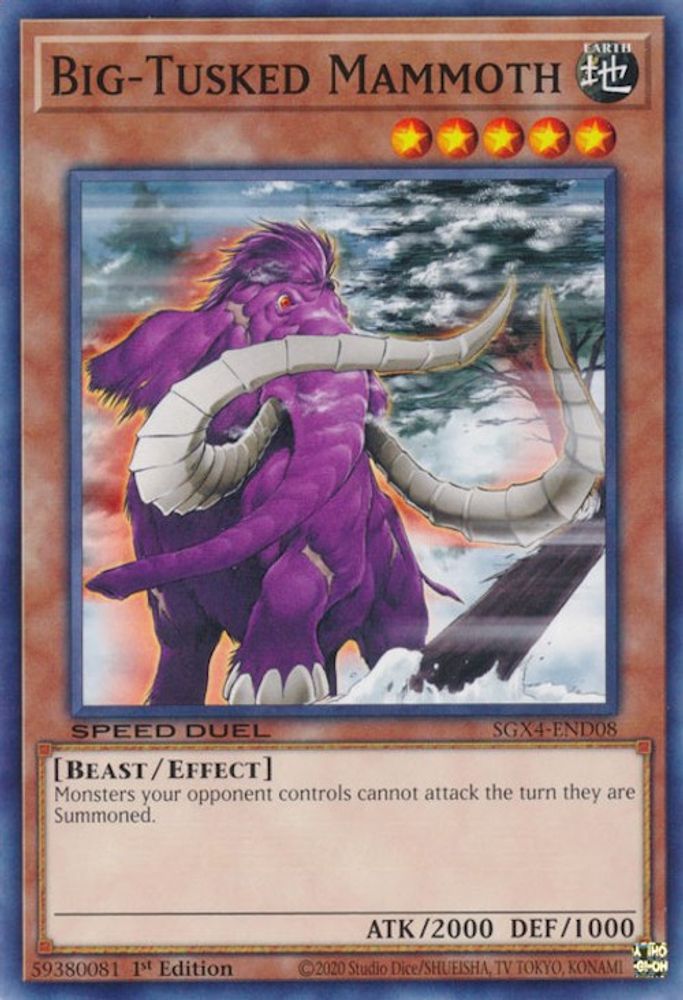 Big-Tusked Mammoth (SGX4-END08) - Common
