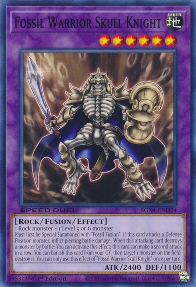 Fossil Warrior Skull Knight (SGX4-END24) - Common
