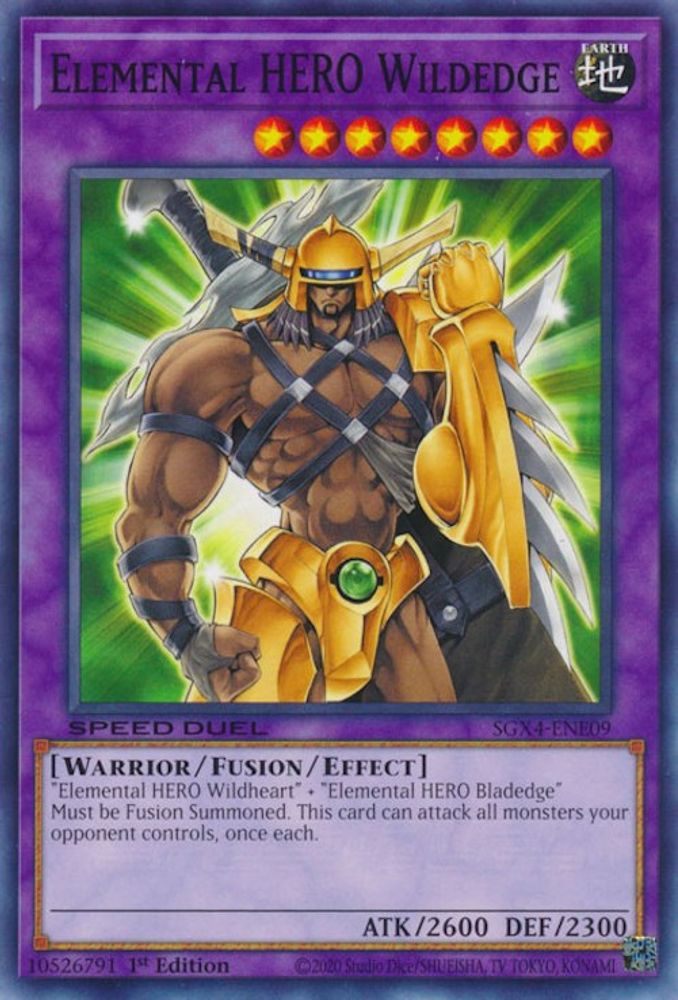 Elemental HERO Wildedge (SGX4-ENE09) - Common