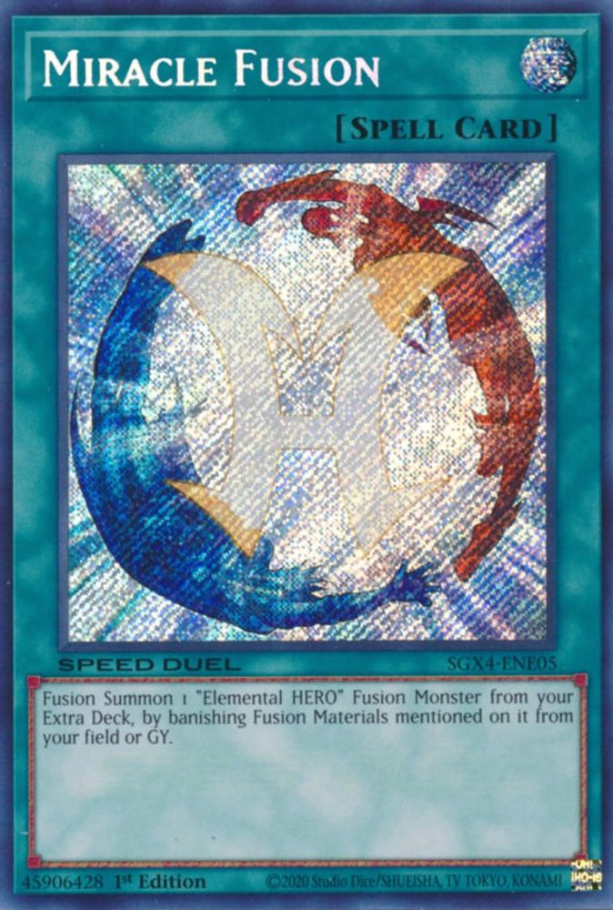 Miracle Fusion (Secret Rare) [SGX4-ENE05] Secret Rare 