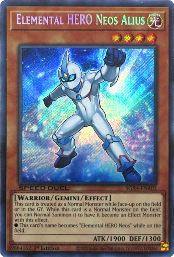 HÉROS Élémentaire Neos Alius (Secret Rare) [SGX4-ENA02] Secret Rare 