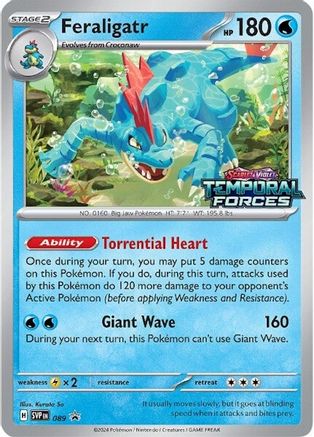 Feraligatr (Prerelease) 089  - Holofoil - Promo