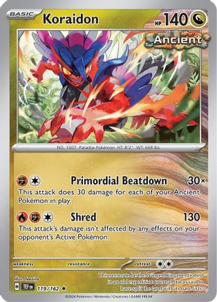 Koraidon 119/162  - Rare